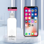 Travel Size Containers Plastic Travel Bottles for Toiletries Leak Proof Squeeze Bottle with Flip Cap TSA Approved 3.4oz/100ml Small Bottles for Liquids, Shampoo & Lotion (5 Pack)