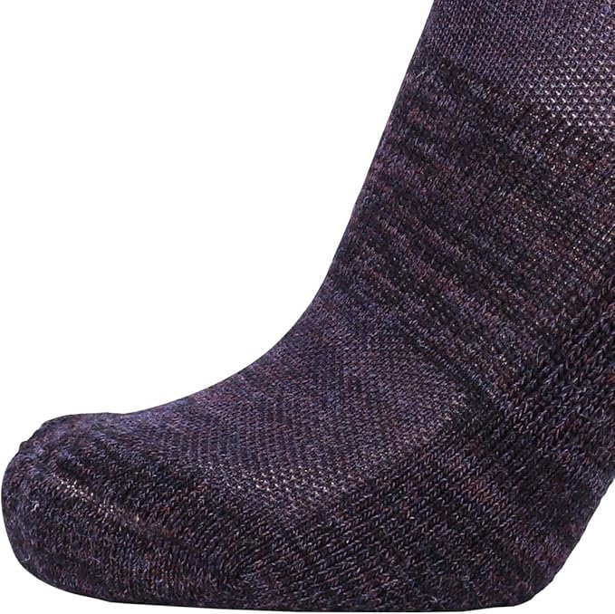 EnerWear 4 Pack Women's Merino Wool Outdoor Hiking Trail Crew Sock