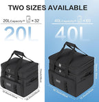 Insulated Soft Cooler Bag, Large Ice Coolers Soft Sided Ice Chest for Beach, Collapsible and Portable