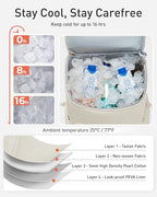 TOURIT Insulated Backpack Cooler: 30 Cans Waterproof Leakproof Soft Cooler Bag Beach Travel Picnic Camping