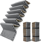 Foam Camping Pads for Hiking, Ultralight Closed Cell Mattress, Waterproof Soft Mat for Adults, Wide Picnic Yoga Mats, Folding Sleeping Pad for Outdoor Backpacking