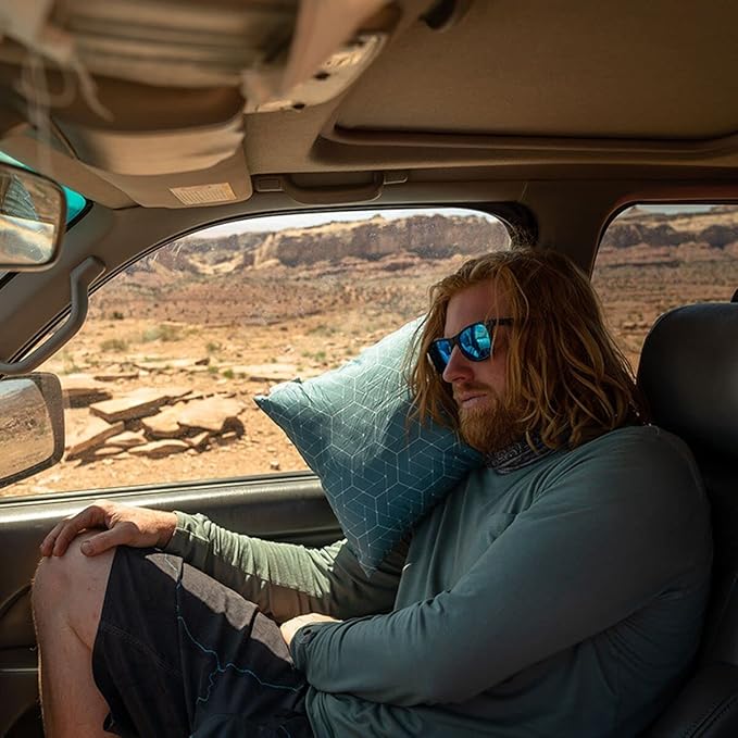 Klymit Coast Travel Pillow, Compact, Compressible Airplane, Backpacking, Hammock, and Camping Pillow