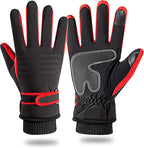 RIGWARL Thick Gloves for Men Women，Touch Screen Gloves ，Autumn and Winter Outdoor Sports Cycling Gloves for Ski Hiking Running