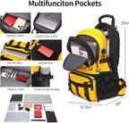 Nerlion 40L Hiking Backpack Travel Backpack for Men Women Camping Waterproof Outdoor Hiking Daypack Lightweight Backpack (Yellow)