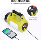 LE Rechargeable LED Lantern, Camping Essentials, 1000LM, 5 Light Modes, Power Bank, IPX4 Waterproof, Lantern Flashlight for Hurricane Emergency, Hiking, Home and More, USB Cable Included