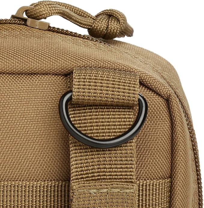 First Aid Molle Pouch - Heavy Duty IFAK Pouch - Empty Medical Pouch Ideal for Military Use EMTs Law Enforcement Camping and Hiking - Med Pouch for Optimal Organization