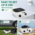 FBSPORT Paddle Board Pump Rechargeable 20PSI SUP Pump, Portable Electric Air Pump Quick Inflate & Deflate SUP Air Pump for Stand Up Paddle Boards, Kayak, Tent