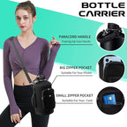 128OZ Insulated Water-Bottles with Strap - 1 Gallon Large Water Jug with Straw & Spout Lid, Stainless Steel Water Bottle Leak Proof, Cold-48h Hot-24h Metal Water Flask w/Paracord Handle, Carrier Bag