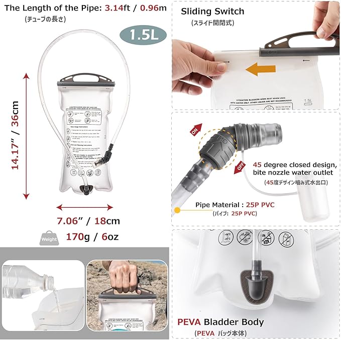 Azarxis Running Water Bottles Flask BPA Free Leakproof Hydration Vest Packs Waist Belt Replacement for Triathlon Marathon Hiking Cycling Climbing Runner