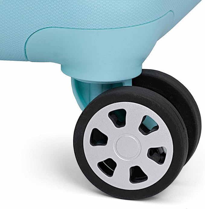 Traveler's Choice Pagosa Hardshell Expandable Luggage with Spinner Wheels, Baby Blue, 2-Piece Set (22/26)