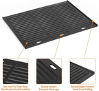 Onlyfire Universal Cast Iron Griddle, Reversible Cooking Griddle for Gas/Charcoal Grills, 17.9" x 13.8"