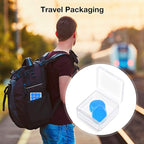 Frienda 21 Pairs Ear Plugs for Sleeping Reusable Moldable Silicone Earplugs Soft Noise Cancelling Earplugs Sound Blocking Ear Plugs with Case for Swimming Concert 32dB NRR (White, Blue, Rose Red)