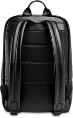 Nordweg Nomad Leather Laptop Backpack NW089A – Lightweight Daypack for Work & Travel – Fits Laptops up to 15.6” (Black)