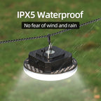 12000mAh (45W) Camping Hanging Tent Light Emergency Power Outage Lantern Home Use 4000LM 3 Modes IPX5 Waterproof Outdoor Walking Rock Climbing Work Rechargeable Camping Light