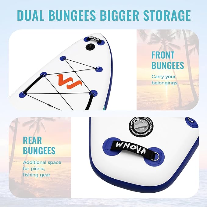 11'6"x35" Extra Wide Stand Up Paddle Board Inflatable for All Levels, 430LBS Capacity SUP Paddleboard with Complete Accessories, Double Acton Pump, Blow Up Paddle Board for Family