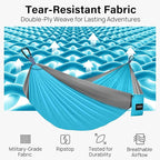 Kootek Camping Hammock, Portable Hammocks with Tree Straps & Attached Carry Bag, Camping Essentials Gear, Perfect for Outside Indoor Hiking Beach Backpack Travel