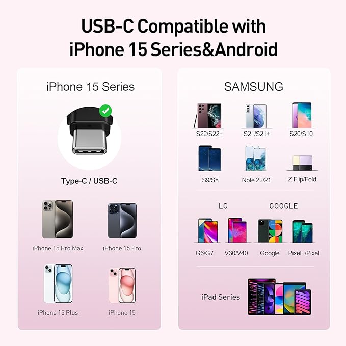 iWALK USB-C Portable Charger for iPhone 15
