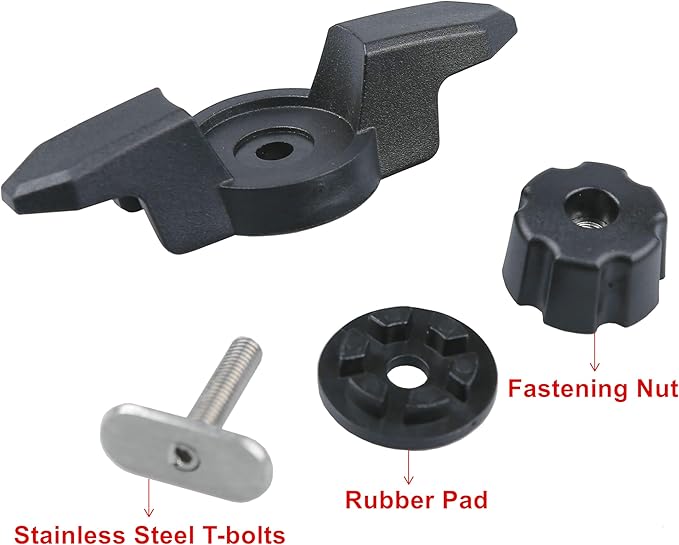 MIZUGIWA Line Cleat for Kayak Track Mount,Kayak Anchor Cleat,Track Mount Line Cleat for Rail Mount Kayak Fishing Accessories