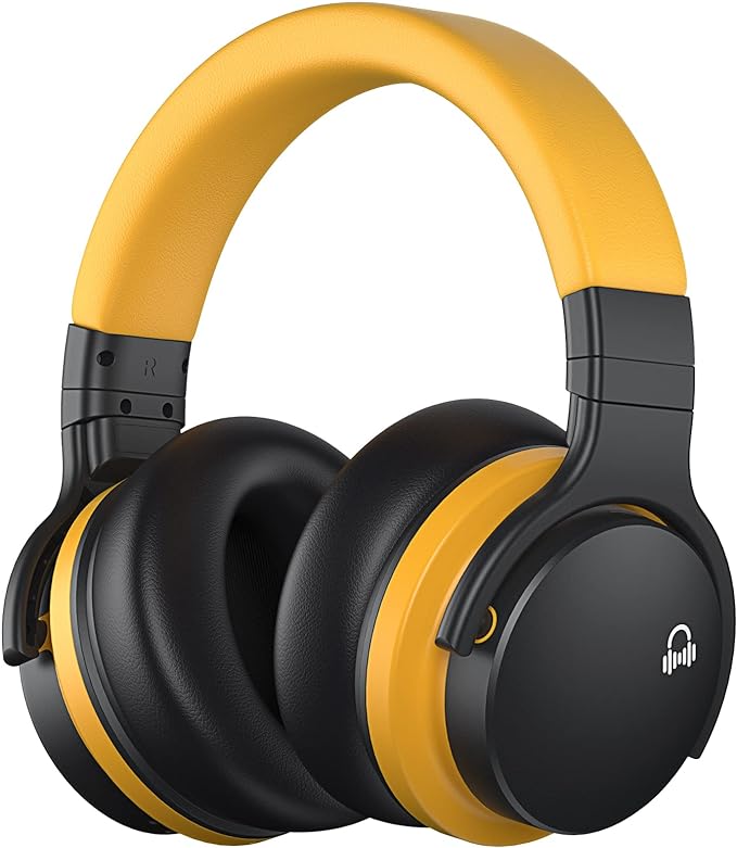 Million Sold Classic E7 Active Noise Cancelling Headphones with Upgraded HD Sound, Wireless Bluetooth Headphones Over The Ear Unequaled Comfort, Vivid Deep Bass, for Home Office Travel Birthday Gift