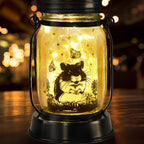 Hamster Gifts for Women/Men Hamster Solar Lanterns Mom Birthday Present Lantern Pet Loss Pet Memorial Lights Solar Garden Decoration Outside for Yard, Patio,Backyard,Porch Torche
