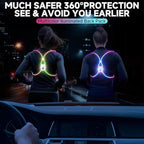 Reflective Running Vest, Running Lights For Runners, Reflective Running Gear Walking Vest For Women, Night Running Gear, Light Up Running Vest, Gifts For Runners, Safety Running Vest For Women & Men