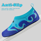 Deevike Kids Water Shoes Boys Grils Barefoot Quick Dry Aqua Socks Beach Shoes for Toddler Sports Swim Surf Outdoor Walking
