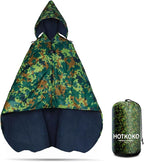 Waterproof Stadium Blanket, Fleece Camping Blanket Soft Warm Wearable Camp Blanket for Outdoor Camping, Picnic, Stadium, Sports, Beach, Car