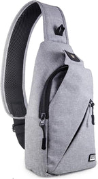 Peak Gear Travel Sling Bag. Compact Crossbody Bag | Lighter and Smaller than a Backpack | Lifetime Lost & Found ID Tag