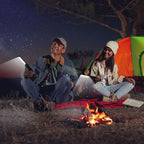 Honoson 4 Pieces LED Work Light Cob Rechargeable Work Flashlight with Magnetic Base, Hanging Hook and 360° Rotate 5 Modes Portable LED Flashlight for Car Repair, Household and Outdoor(Large)