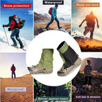 Waterproof Gators for Hiking Boots and Shoes Lightweight Adjustable Leg Gaiters for Men Women Gaiters for Hiking Snowshoeing