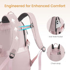 LOVEVOOK Mens Backpack with Giant Tumbler Holder Pocket,15.6 Inch Everyday Laptop Backpack Commuter Travel Work Computer Bag for Women,Waterproof Hiking College Teacher Back Pack Casual Daypack,Khaki
