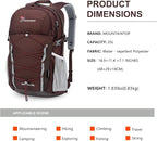 MOUNTAINTOP Hiking Backpack,Lightweight Travel Backpack for Men Women Outdoor Backpacking, Camping