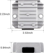 DROK Voltage Regulator 2pcs, DC to DC Buck Converter Adjustable 8-35V to 3-24V 5A, 24V to 12V Step Down Converter 12V Power Supply