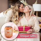 Elephant Solar Lanterns Outdoor Waterproof Hanging Solar Lights Elephant Gifts for Women/Men/Elephant Lovers Gifts Metal Decorative LED Elephant Lanterns for Garden Decor,Patio,Lawn,Pathway,Yard