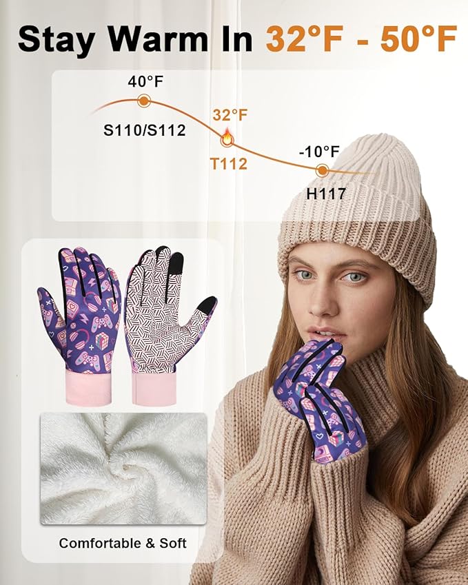 RIGWARL Outdoors Running Gloves with Touch Screen Men Women Cycling Gloves Motorcycle Gloves for Driving Hiking Mountain Bike