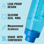 Water Bottle 32oz, clear water bottle with Spout Lid and Carry Handle, Reusable, Tritan, BPA Free, Hiking Water Bottle Suitable for Travel, Outdoors, Gym, Travel, Home, School (Blue)