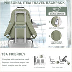 Laptop Backpack for Women Bookbag: 15.6 inch Work School Backpacks with Pouch Pocket for Large Capacity Cup & USB Charger College Book Bag Travel Business Nurse Teacher Bookbags Anti-theft Back Pack