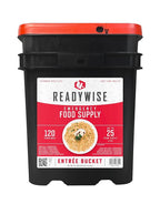 ReadyWise Emergency Food Supply - 120 Servings Favorites Sample Bucket, Survival Food Kit, Freeze Dried Prepper Food & Dehydrated Meals for Camping Essentials & Backpacking, up to 25 Year Shelf Life