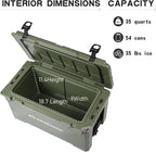 EchoSmile 25/30/35/40/60/75 Quart Rotomolded Cooler, Built to Stand up to The Rigors of The Journey