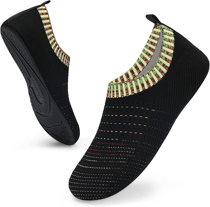 ANLUKE Womens Mens Water Shoes Barefoot Quick-Dry Aqua Socks for Beach Swim Surf Water Sport