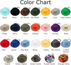 Wide Brim Hiking Fishing Safari Boonie Bucket Hats 100% Cotton UV Sun Protection for Men Women Outdoor Activities