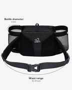 WATERFLY Fanny Pack Waist Bag: Waist Pack for Women Men with Two Water Bottle Holder Hiking Fanny Pack for Running Walking DogWalking Travel Cycling