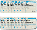 RHINO RESCUE 20 Pack 4" X 4" Burn Dressing, Burn Gel Cooling Soothing Cream Relief Burn First Aid Supplies (20)