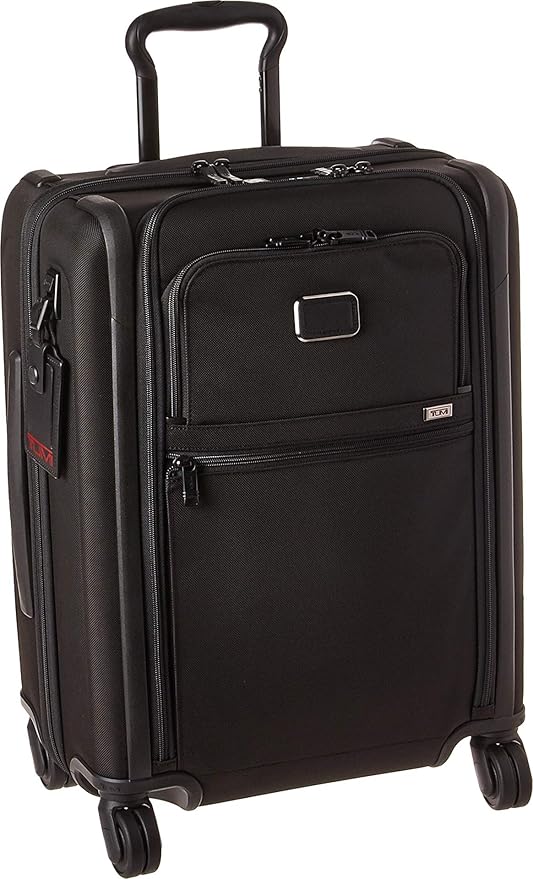 TUMI Alpha Continental Dual Access 4-Wheeled Carry-on Luggage - Rolling, Lightweight Suitcase - Secure Suitcase with Lock