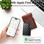 2026 Smart Card Air Tracking Tag | Bluetooth Wallet GPS Tracker | Thin Eco-Friendly Alternative Work with Apple Find my | 6-10 Years Battery | Apple MFi Certified Keys Find Item Locator for Keys, Bags