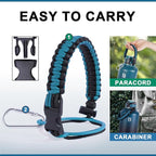 32oz Insulated Water Bottle with Straw Lid & Spout Lid & Paracord Handle, Stainless Steel Water Bottle Wide Mouth, Double Wall for Women Men Gym Fitness Outdoor