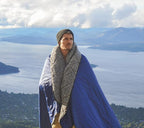 Sherpa Waterproof Outdoor Blanket. Large Sherpa Camping & Stadium Blanket for Cold Weather. Perfect for Picnic, Sports, Concerts, Outdoors, Boat. Windproof, Extra Warm, Machine Washable.