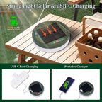 180LEDs 33FT Solar Camping String Lights,Outdoor Fairy String Lights with 13 Lighting Modes & Timer, Waterproof & Rechargeable, Camping Gear for Tent,Yard,Garden,Hiking,Travel Decor