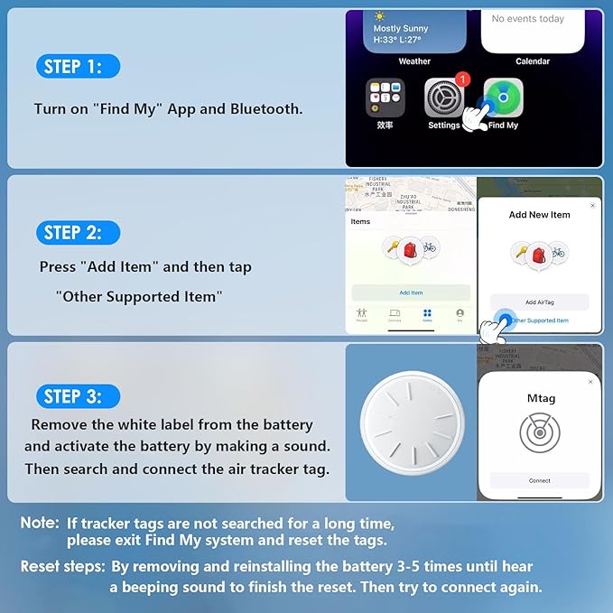 GPS Tracker for Vehicles,Car Tracker Works with Apple Find My App(iOS Only),Strong Magnetic Case Adsorption,GPS Tracker for Cars - (White,1PCS)