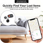 Bluetooth Tracker for Keys, Luggage & Pets – Smart Finder Compatible with iOS & Android, No Monthly Fee, Item Locator by BlissfulTails(2 Pack, White)